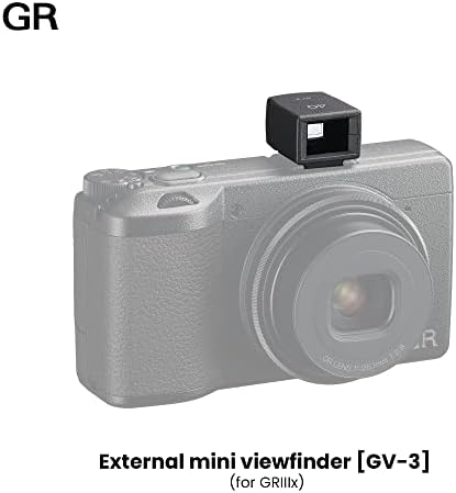 Ricoh Mini Finder GV-3 [מודל תואם: Ricoh GR IIIX] [עינית אופטית עם זווית ראיה של 40 ממ המחוברת לנעל החמה]